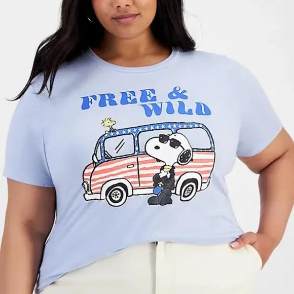 Love Tribe Snoopy Free & Wild Graphic Tee - Picture 4 of 4